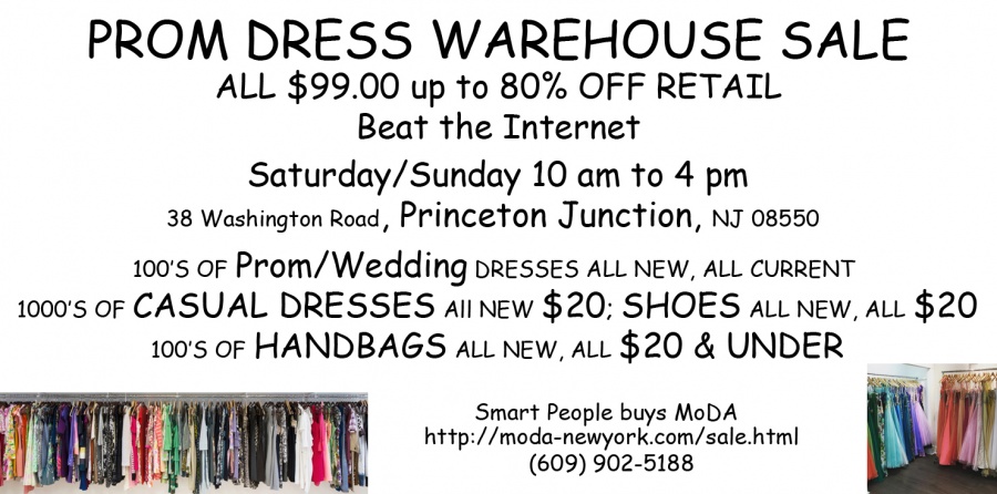 MoDA Prom Dress Warehouse Sale